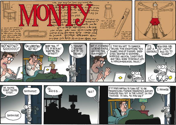 Monty on Sunday July 27, 2014 Comic Strip