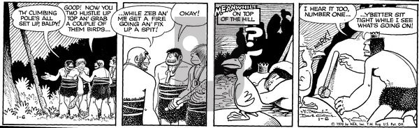 Alley Oop on Tuesday January 6, 1970 Comic Strip