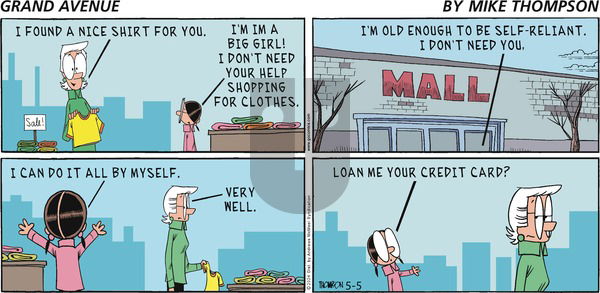 Grand Avenue on Sunday May 5, 2024 Comic Strip