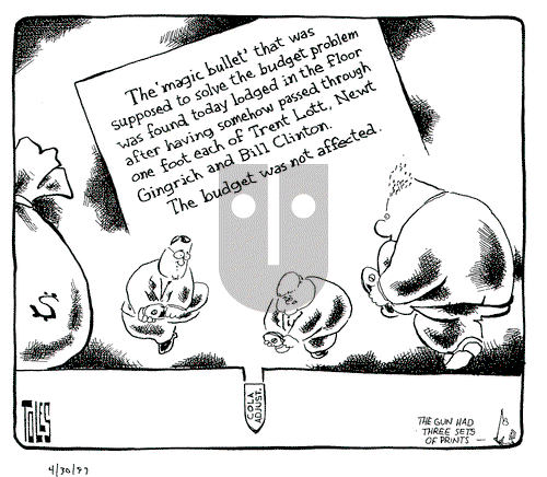 Tom Toles on Wednesday April 30, 1997 Comic Strip