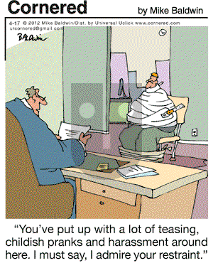 Cornered on Tuesday April 17, 2012 Comic Strip