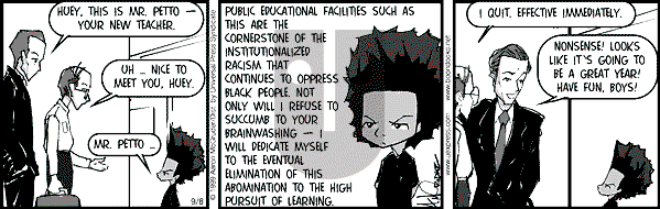 The Boondocks on Wednesday April 11, 2007 Comic Strip