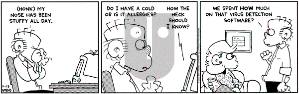 FoxTrot on Wednesday November 13, 2002 Comic Strip