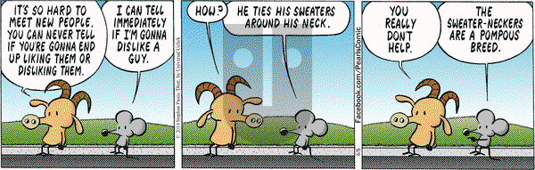 Pearls Before Swine on Saturday April 5, 2014 Comic Strip