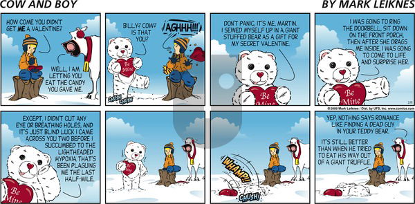 Cow and Boy Classics on Sunday February 15, 2009 Comic Strip