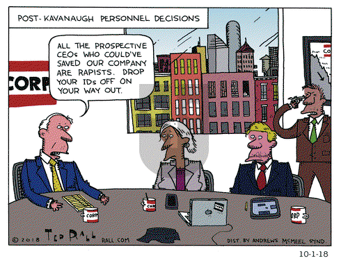 Ted Rall on Monday October 1, 2018 Comic Strip