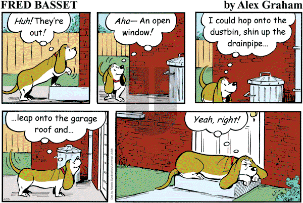 Fred Basset on Sunday April 25, 2010 Comic Strip