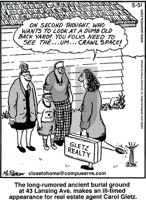 Close to Home on Saturday May 31, 2003 Comic Strip