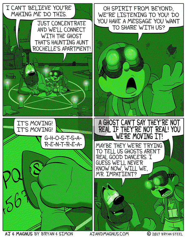 AJ and Magnus - Friday February 3, 2017 Comic Strip