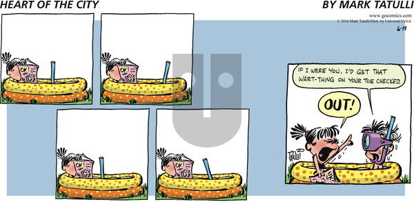 Heart of the City on Sunday June 19, 2016 Comic Strip