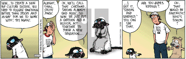 Get Fuzzy on Tuesday March 28, 2006 Comic Strip
