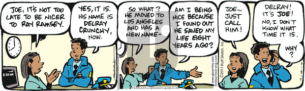 JumpStart on Wednesday March 8, 2017 Comic Strip