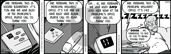 The Boondocks on Thursday April 26, 2007 Comic Strip