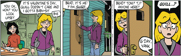 Luann on Thursday February 14, 2013 Comic Strip