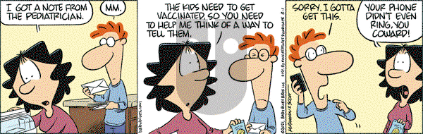 Baby Blues on Monday March 1, 2021 Comic Strip
