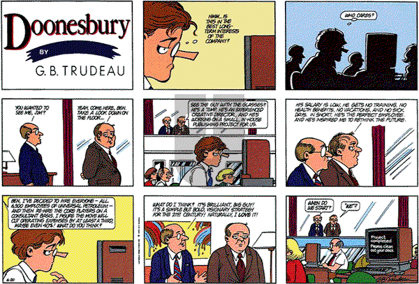 Doonesbury on Sunday June 20, 1993 Comic Strip