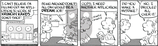 Drabble on Sunday October 2, 2005 Comic Strip