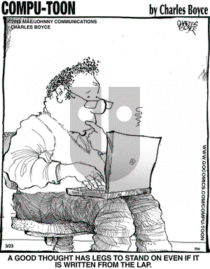 Compu-toon on Monday March 23, 2015 Comic Strip