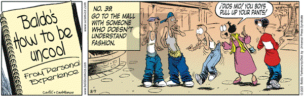Baldo on Friday August 9, 2002 Comic Strip