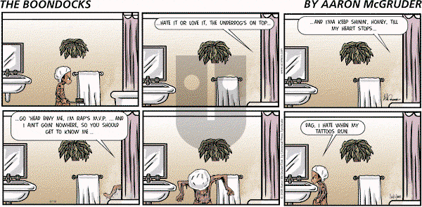 The Boondocks - Sunday June 19, 2005 Comic Strip