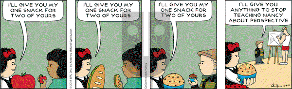 Nancy - Thursday August 9, 2018 Comic Strip