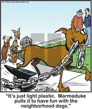 Marmaduke on Tuesday March 30, 2021 Comic Strip