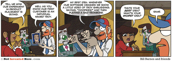 Not Invented Here on Wednesday December 22, 2021 Comic Strip