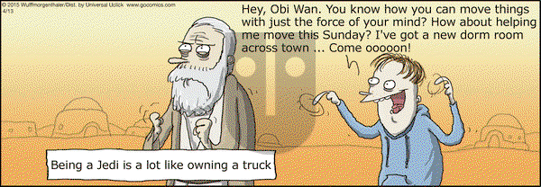 WuMo on Monday April 13, 2015 Comic Strip