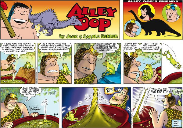 Alley Oop on Sunday September 9, 2007 Comic Strip