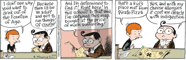 Cul de Sac - Wednesday May 13, 2015 Comic Strip