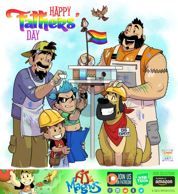 AJ and Magnus on Sunday June 19, 2022 Comic Strip