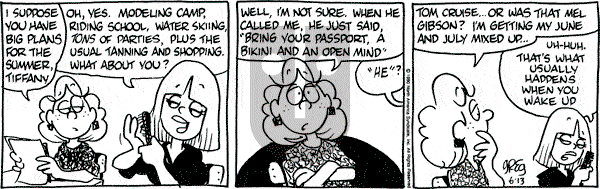 Luann on Wednesday June 13, 1990 Comic Strip