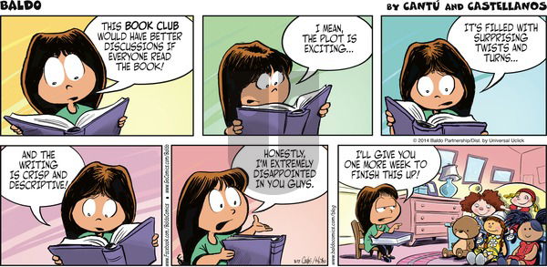 Baldo on Sunday August 17, 2014 Comic Strip