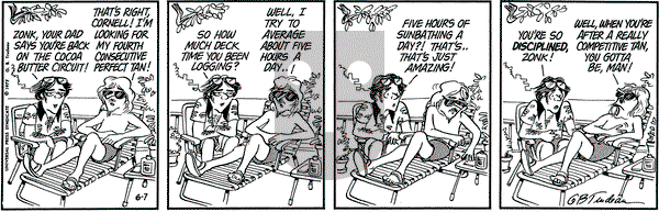 Doonesbury on Tuesday June 7, 1977 Comic Strip