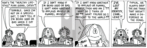 Cathy Classics on Monday January 12, 1998 Comic Strip