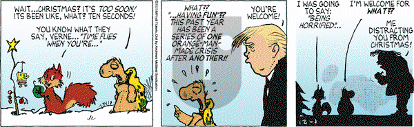 Over the Hedge on Monday December 1, 2025 Comic Strip