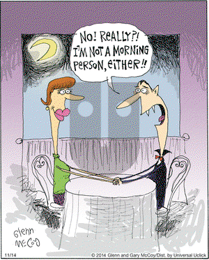 The Flying McCoys on Friday November 14, 2014 Comic Strip
