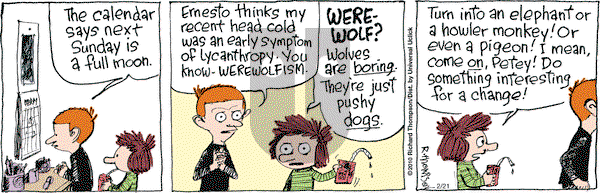 Cul de Sac on Saturday February 21, 2015 Comic Strip