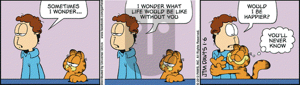 Garfield - Friday January 6, 2012 Comic Strip