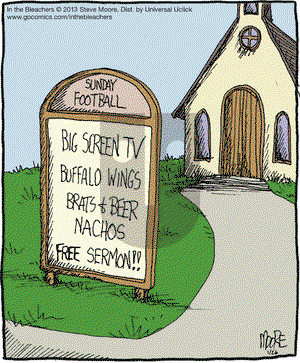 In the Bleachers on Saturday January 26, 2013 Comic Strip