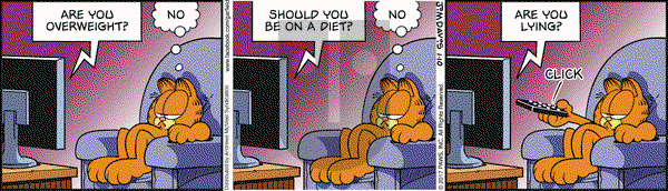 Garfield on Tuesday January 10, 2017 Comic Strip