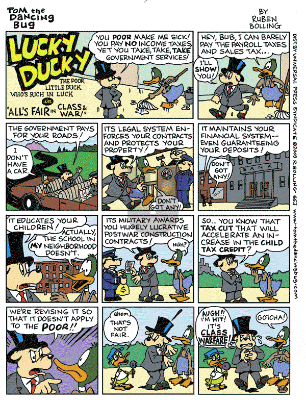 Tom the Dancing Bug on Saturday June 14, 2003 Comic Strip