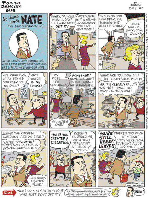 Tom the Dancing Bug on Saturday December 2, 2006 Comic Strip