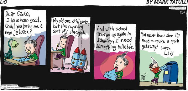 Lio on Sunday December 20, 2020 Comic Strip