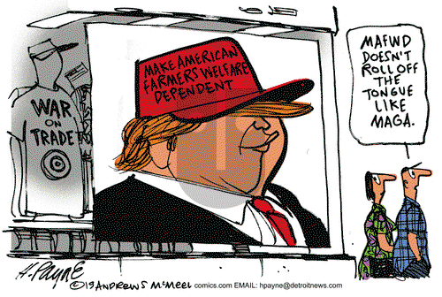 Henry Payne on Saturday May 25, 2019 Comic Strip