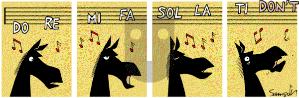 Dark Side of the Horse - Tuesday January 13, 2015 Comic Strip