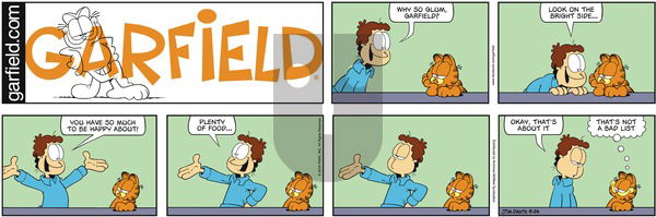 Garfield on Sunday August 26, 2018 Comic Strip