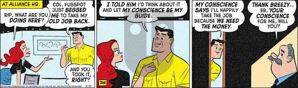 Rip Haywire on Friday June 10, 2016 Comic Strip