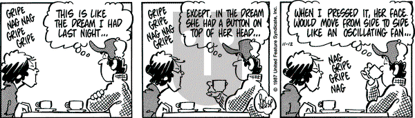 Rose is Rose on Thursday November 12, 1987 Comic Strip