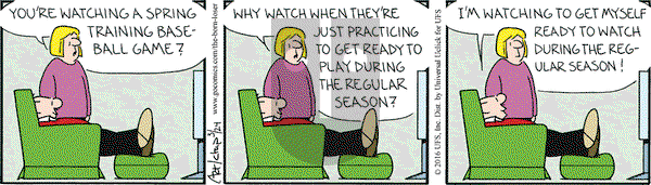 The Born Loser on Thursday March 24, 2016 Comic Strip